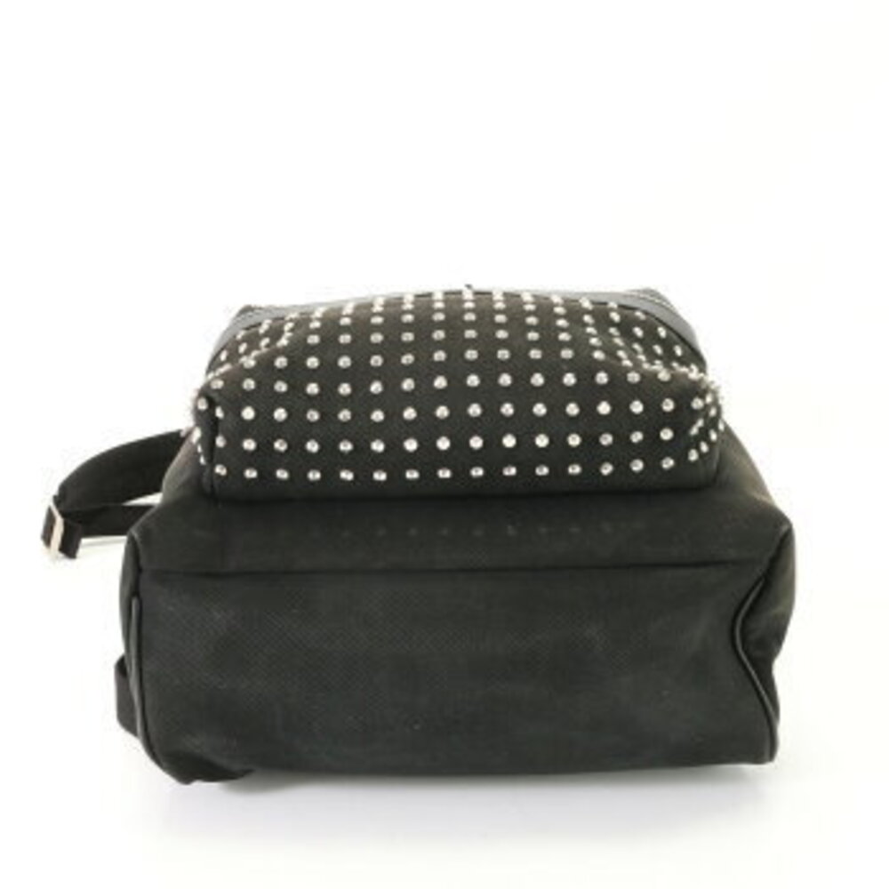 Saint Laurent canvas bag shoulder leather backpack Paris document business - Picture 8 of 14
